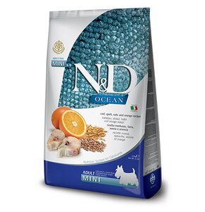 Karma dla psa FARMINA N&D Ocean Adult Mini Dorsz z orkiszem, z owsem i pomarańczą 2,5 kg
