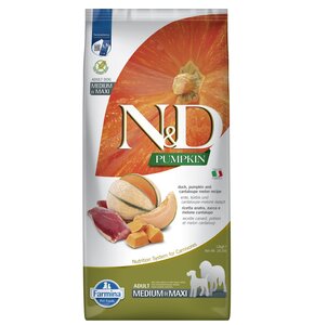 Karma dla psa FARMINA N&D Pumpkin Kaczka z dynią i melonem Kantalupa Adult Medium & Maxi 12 kg