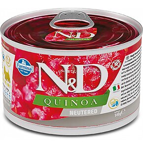 Karma dla psa FARMINA N&D Quinoa Adult Neutered Mini Wieprzowina 140 g