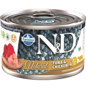 Karma dla kota FARMINA N&D Natural Tuńczyk i kurczak 140 g