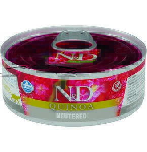 Karma dla kota FARMINA N&D Quinoa Neutered Wieprzowina 80 g