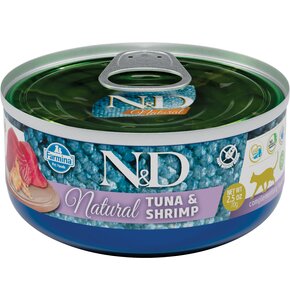 Karma dla kota FARMINA N&D Natural Tuńczyk i krewetki 70 g