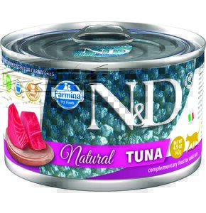 Karma dla kota FARMINA N&D Natural Tuńczyk (18 x 140 g)