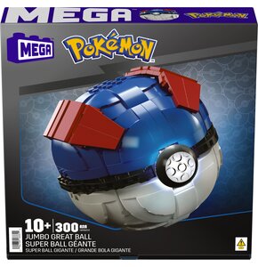 Klocki plastikowe MEGA Pokemon Duży GreatBall HMW04