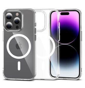 Etui TECH-PROTECT Flexair Hybrid MagSafe do Apple iPhone 15 Pro Przezroczysty