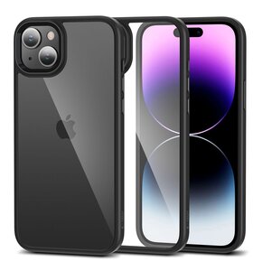 Etui TECH-PROTECT MagMat do Apple iPhone 15 Czarno-przezroczysty
