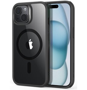 Etui ESR CH HaloLock MagSafe do Apple iPhone 15 Przezroczysto-czarny