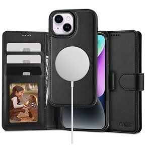 Etui TECH-PROTECT Wallet MagSafe do Apple iPhone 15 Plus Czarny