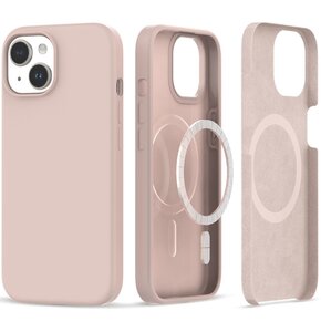 Etui TECH-PROTECT Silicone Magsafe do iPhone 15 Różowy