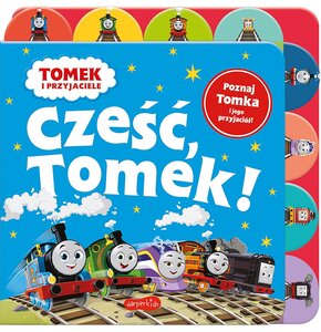 Książka dla dzieci Tomek i przyjaciele Cześć Tomek! Książka z registrami