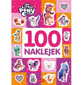Książka dla dzieci My Little Pony Nowe pokolenie 100 naklejek Nowa edycja