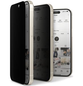 Szkło hartowane RINGKE TG Privacy do Apple iPhone 15