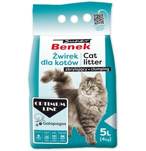 Żwirek dla kota SUPER BENEK Optimum Galapagos 5 L