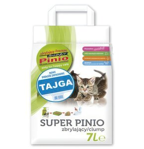 Żwirek dla kota SUPER BENEK Pinio Tajga 7 L