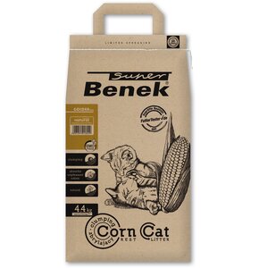 Żwirek dla kota SUPER BENEK Corn Cat Classic Golden 7 L