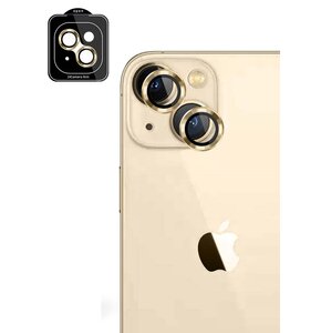 Szkło hartowane na obiektyw 3MK Lens Protection Pro do Apple iPhone 15 Żółty