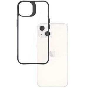 Etui 3MK Satin Armor Case+ do Apple iPhone 15 Przezroczysto-czarny