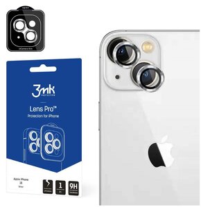 Szkło hartowane na obiektyw 3MK Lens Protection Pro do Apple iPhone 15 Srebrny