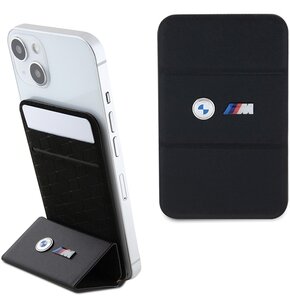 Etui BMW Wallet Card Slot Stand M Collection do Apple iPhone Czarny