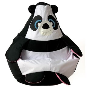 Pufa worek GO GIFT Panda Czarno-biały XL 130 x 90 cm