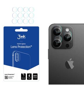 Szkło hybrydowe na obiektyw 3MK Lens Protection do Apple iPhone 15 Pro Max