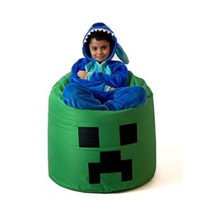 Pufa worek GO GIFT Minecraft Zielony XXL 110 x 90 cm