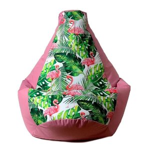 Pufa worek GO GIFT Grusza XL Flaming Wielokolorowy 130 x 90 cm