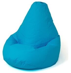 Pufa worek GO GIFT Grusza XXL Niebieski 140 x 100 cm