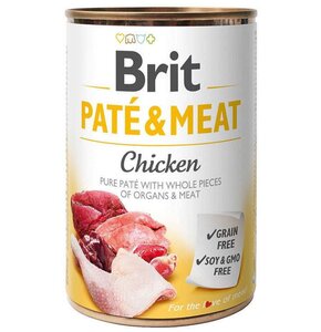 Karma dla psa BRIT Pate & Meat Kurczak 800 g
