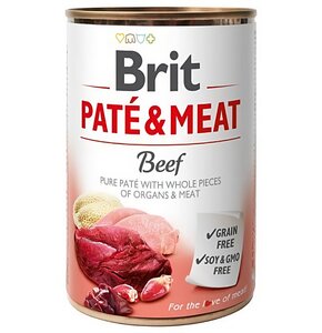 Karma dla psa BRIT Pate & Meat Wołowina 800 g