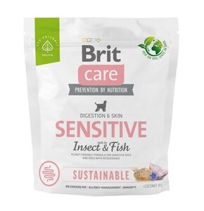 Karma dla psa BRIT Care Sustainable Sensitive Owady i ryba 1 kg