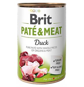Karma dla psa BRIT Pate & Meat Kaczka 800 g