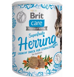 Karma dla kota BRIT CARE Snack Superfruits Herring 100 g