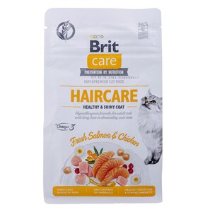 Karma dla kota BRIT CARE Cat Grain-Free Haircare Kurczak z łososiem 400 g