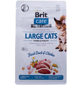 Karma dla kota BRIT Care Large Cats Power & Vitality Świeża Kaczka i Kurczak 400 g