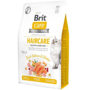 Karma dla kota BRIT CARE Haircare Healhy & Shiny Coat Kurczak z łososiem 2 kg
