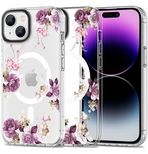 Etui TECH-PROTECT MagMood MagSafe do Apple iPhone 15 Spring Floral