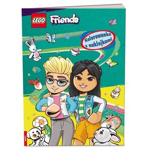 Kolorowanka LEGO Friends z naklejkami NA-6150