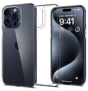 Etui SPIGEN AirSkin Hybrid do Apple iPhone 15 Pro Przezroczysty