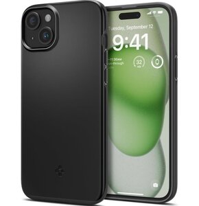 Etui SPIGEN Thin Fit do Apple iPhone 15 Plus Czarny