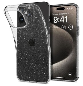 Etui SPIGEN Liquid Crystal do Apple iPhone 15 Pro Max Przezroczysto-brokatowy