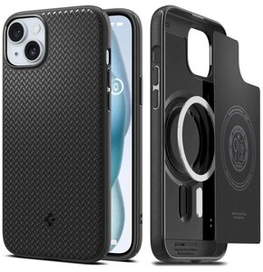 Etui SPIGEN Mag Armor MagSafe do Apple iPhone 15 Czarny