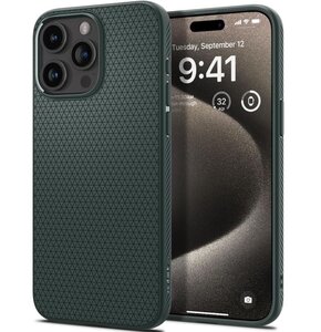 Etui SPIGEN Liquid Air do Apple iPhone 15 Pro Max Zielony