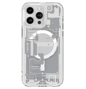 Etui SPIGEN Ultra Hybrid Mag MagSafe do Apple iPhone 15 Pro Zero One Biały