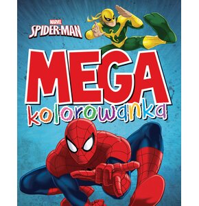 Kolorowanka dla dzieci Marvel Spider-Man Mega kolorowanka