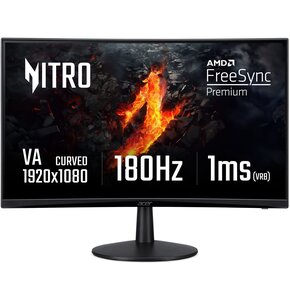 Monitor ACER Nitro ED240QS3bmiipx 23.6" 1920x1080px 180Hz 1 ms [VRB] Curved