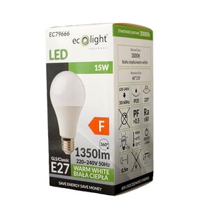 Żarówka LED ECOLIGHT Classic EC79666 15W E27