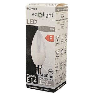 Żarówka LED ECOLIGHT EC79484 5W E14