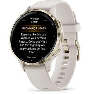 Smartwatch GARMIN VENU 3s Biało-złoty