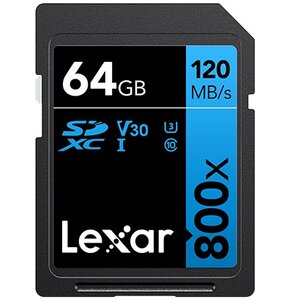 U Karta pamięci LEXAR 800X Pro SDXC 64GB